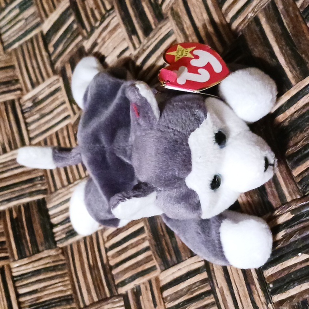 Original 1996 TY Nanook Husky Plush 7.5"